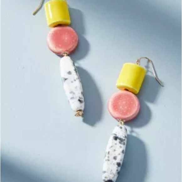 Anthropologie porcelain necklace and earrings never worn. @2018 - Picture 3 of 3